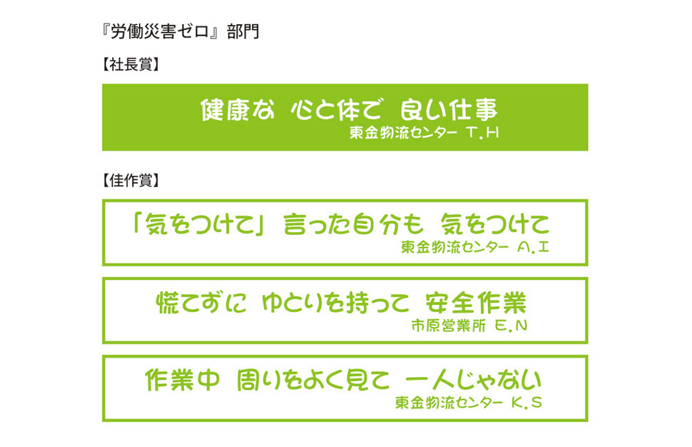 古川運送株式会社｜標語コンクール