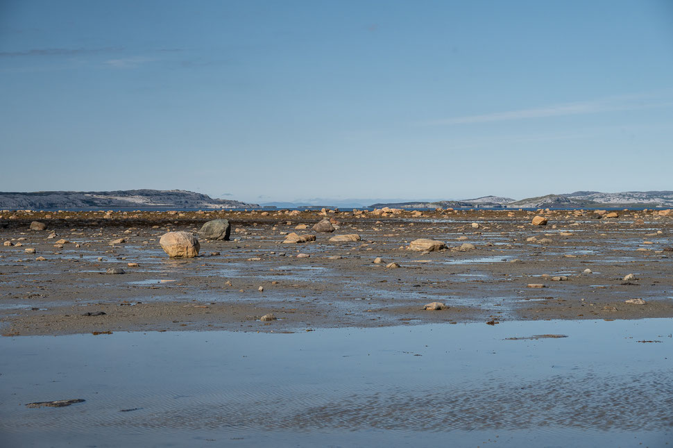 Watt mit Steinen - letze Eindrücke vom Prosangerfjord