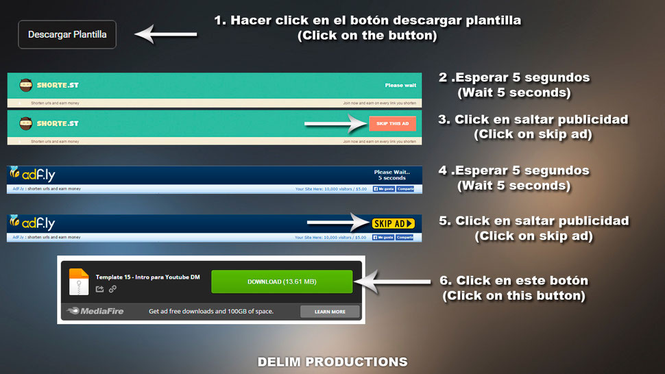 ¿Cómo descargar las plantillas?
