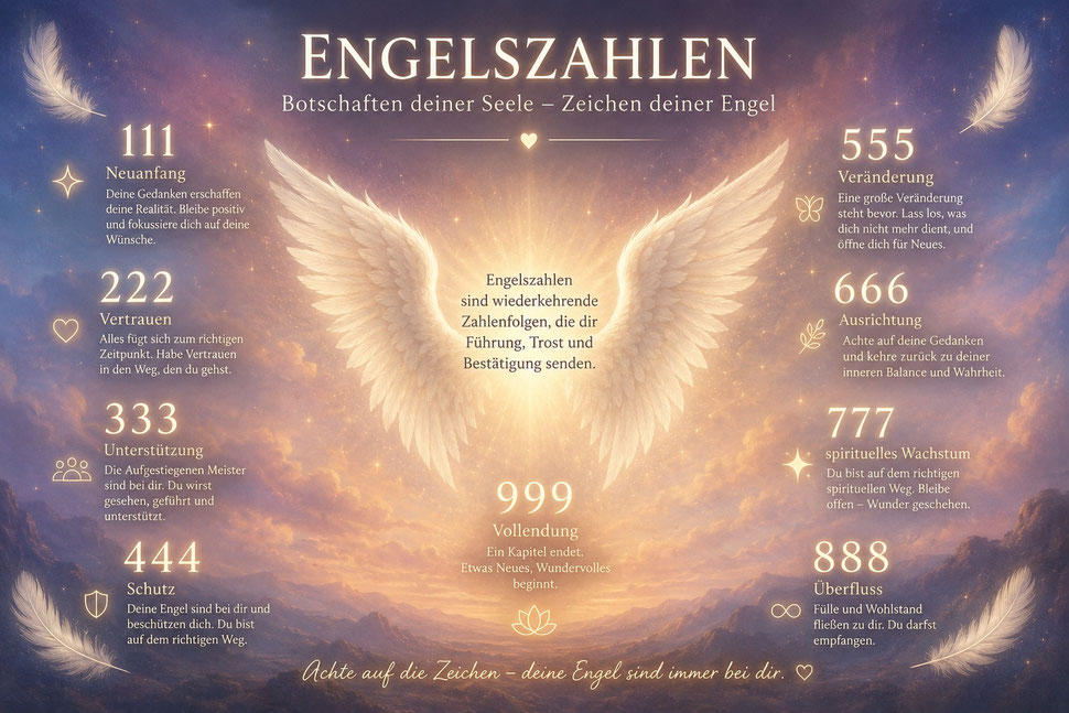 Engelszahlen 0101, 0202 Bedeutung und auch 0303, 0404, 0505, 0606, 0707, 0808 und 0909