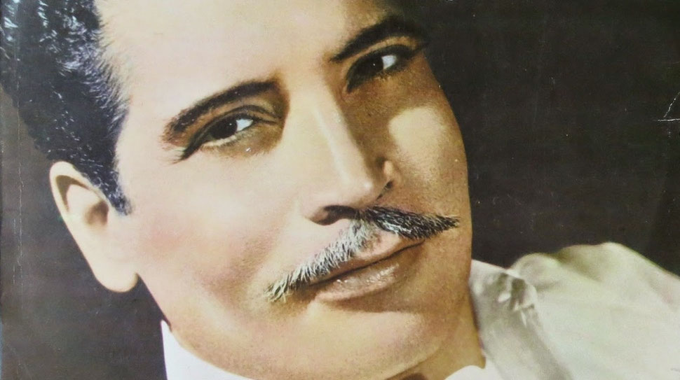 El cantante Daniel Santos (1916 - 1992).