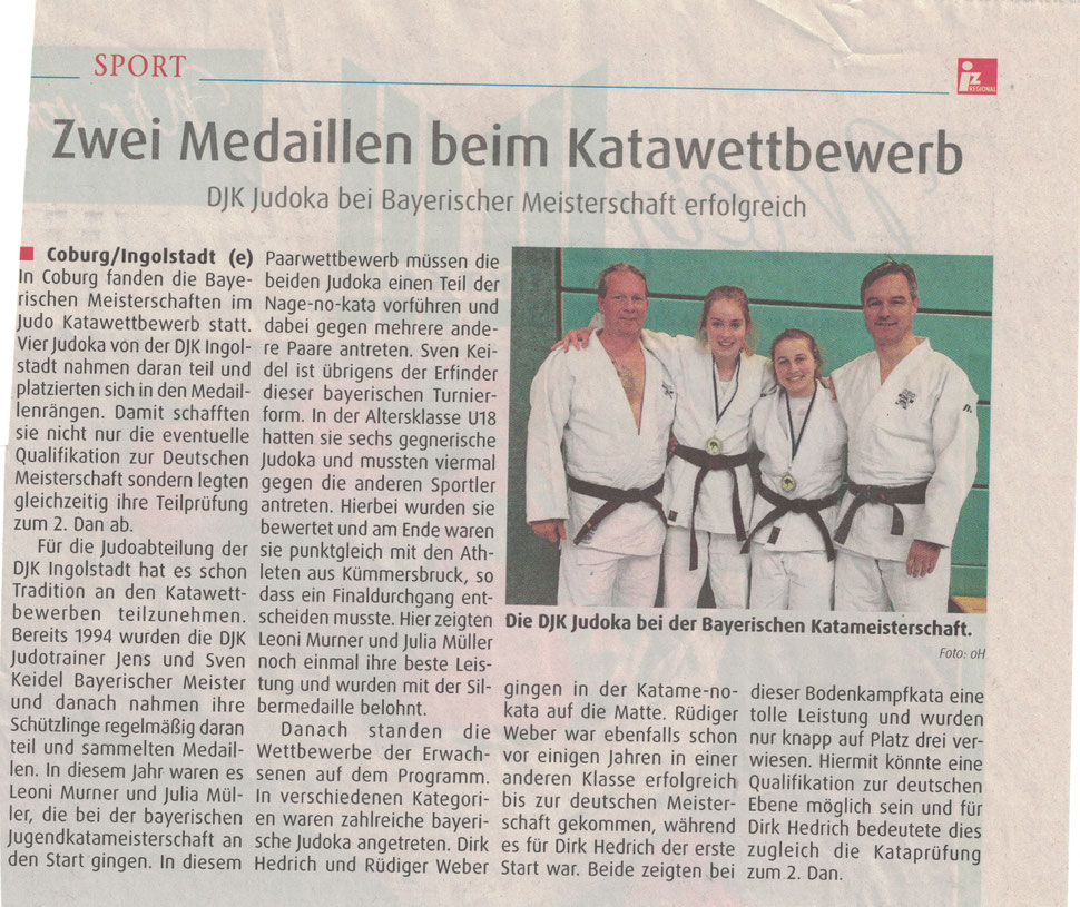 Judo Kata Meisterschaft Bayern 2016