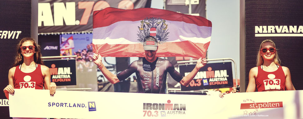 IRONMAN 70.3 St. Pölten Sieger Michi Weiss