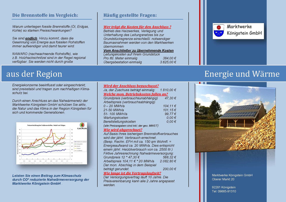 info flyer für 2 bauabschnitt marktwerke koenigsteins webseite info flyer
