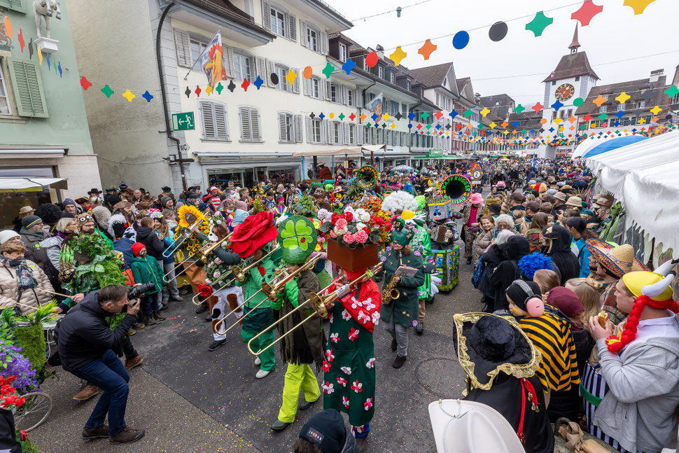 Städtlifasnacht: Fasnachtsumzug im Städtli Willisau