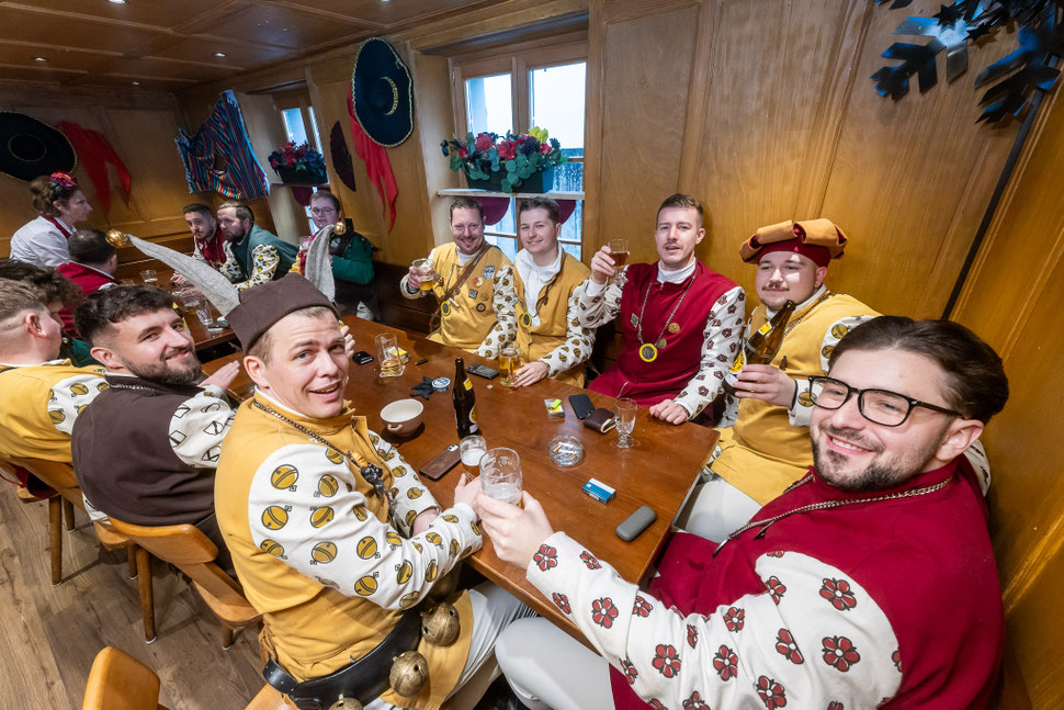 Schmudo Teil 7 Traditonelles Kutteln-Essen der Altherren, Alt-Zunftmeister und Ehenmitglieder