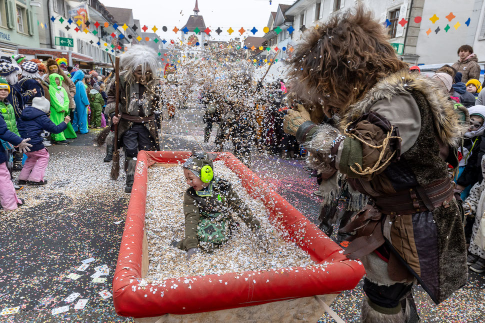 Städtlifasnacht: Fasnachtsumzug im Städtli Willisau