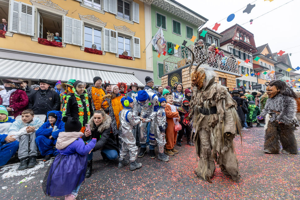 Städtlifasnacht: Fasnachtsumzug im Städtli Willisau