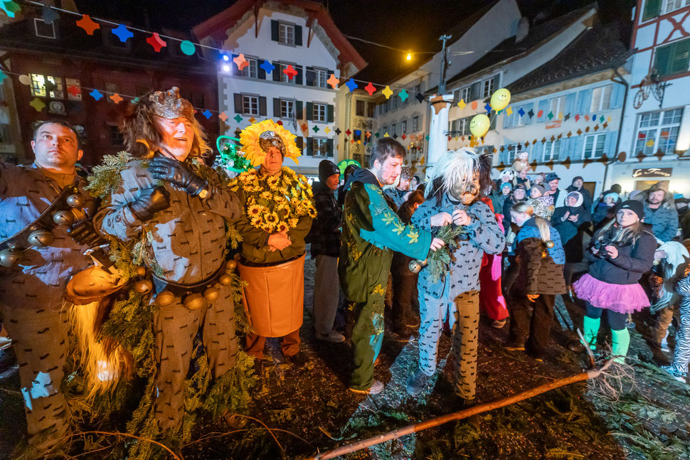 Uslumpete und Bööggverbrennung - Ende Fasnacht 2026