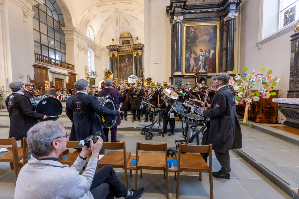 Städtlifasnacht Narrenmesse in der Pfarrkirche