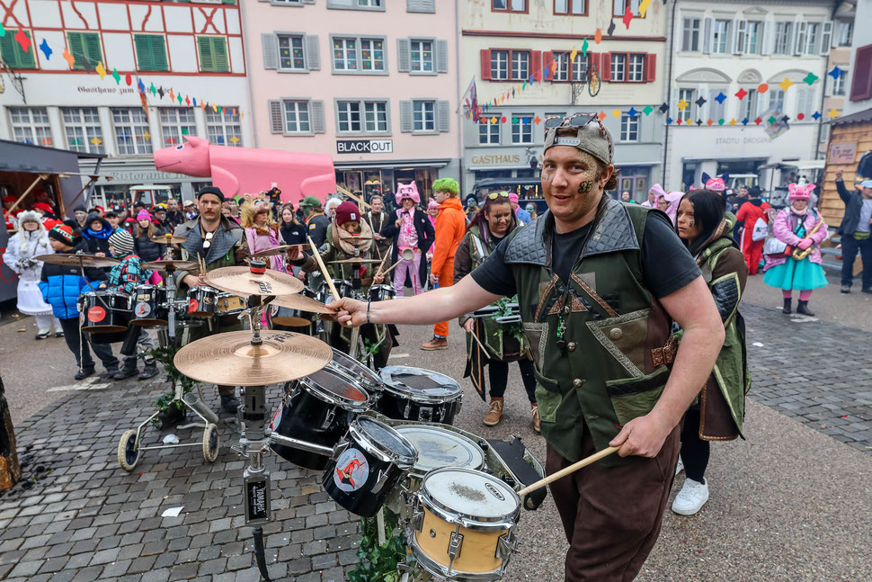 Änzischränzer Hergiswil: der Tambi packt selbst mit an