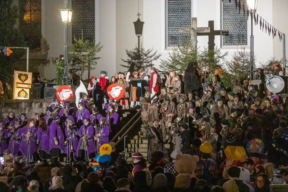 Fasnachtseröffnung 2025 der Karnöffelzunft Willisau