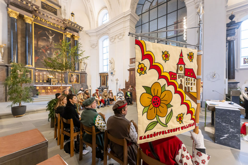 Städtlifasnacht Narrenmesse in der Pfarrkirche