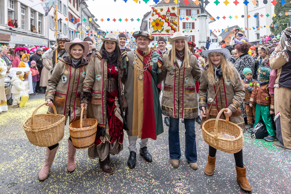 Städtlifasnacht: Fasnachtsumzug im Städtli Willisau