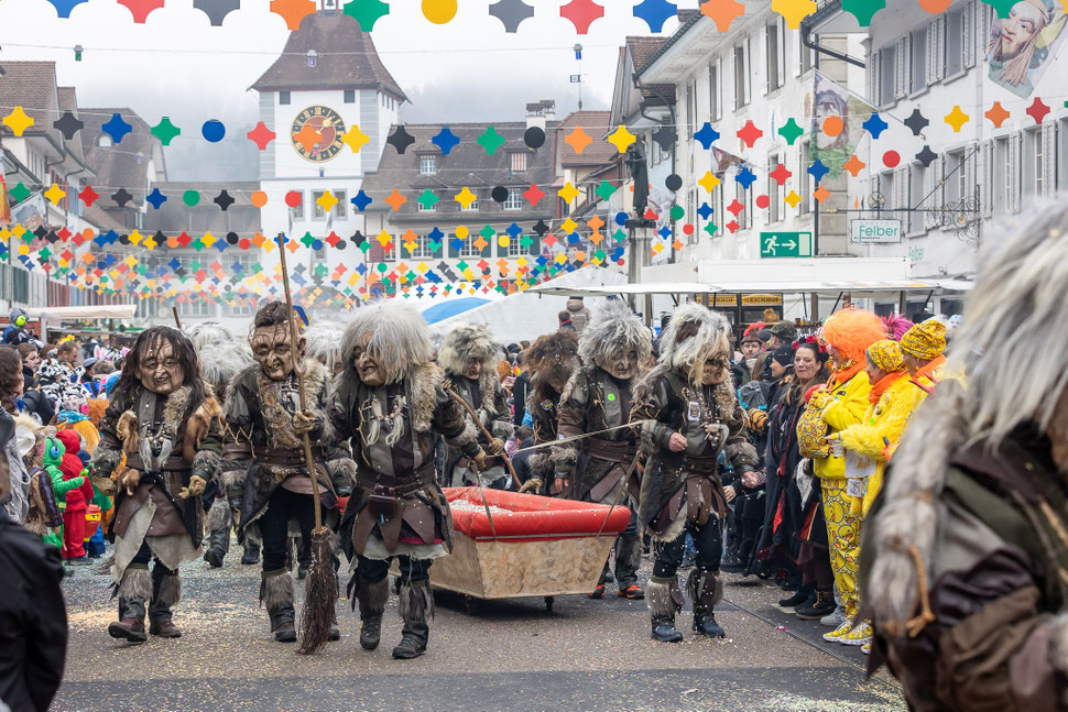 Städtlifasnacht: Fasnachtsumzug im Städtli Willisau