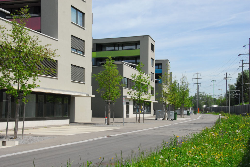 Neubau Wohnüberbauung Talwiesen (Scheco Areal) Winterthur, AXA Winterthur Versicherungen, Hopf & Wirth Architekten