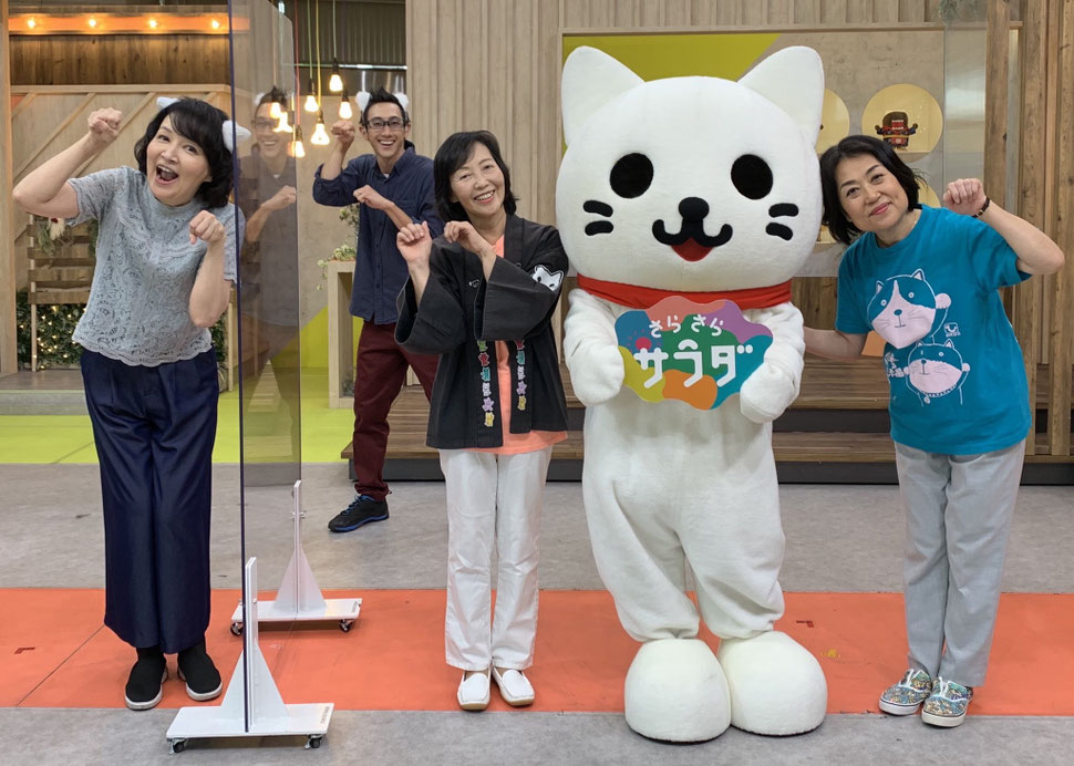 テレビに出たニャ！
