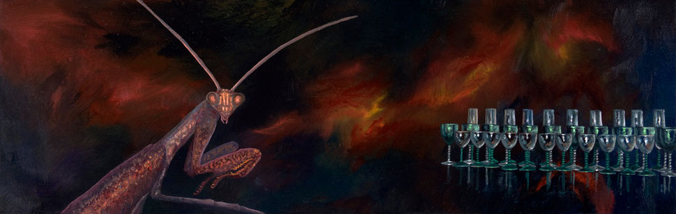Madre IV, 2007, óleo sobre madera 19X60 cm