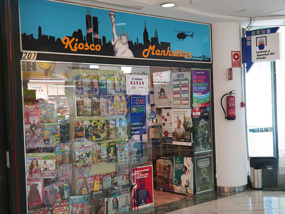 Kiosko y Adm. de Lotería Manhattan en Candelaria - Centro Comercial Punta Larga