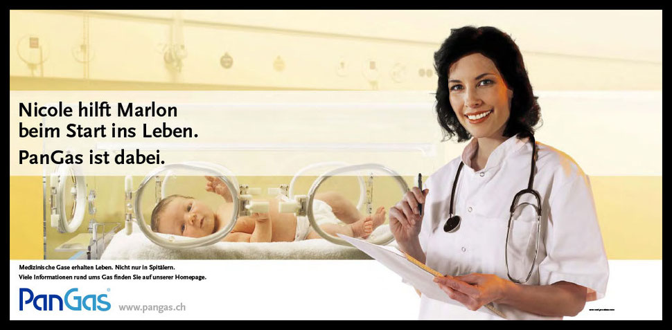 PanGas Plakatkampagne F12 Healthcare