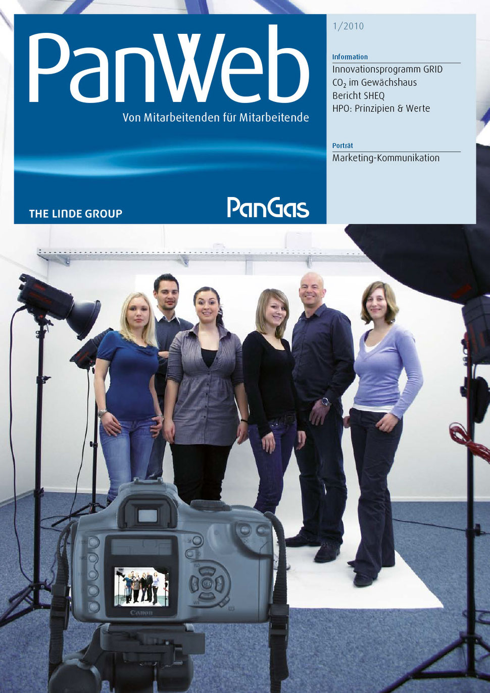 PanGas PanWeb 2010-1 Titelseite
