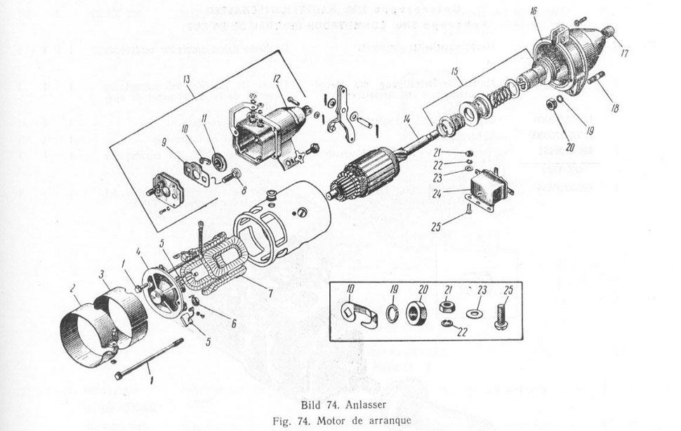 Anlasser und Anlasserrelais (Starterrelais) Moskwitsch Moskwitch Moskwich Mosi 408. Starter motor and starter relay Ignition Distributor Moskvich Moskvitch 408. Стартер и реле стартера Москвич 408.