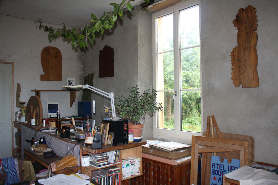 Mon petit atelier à Louslitges, Gers.