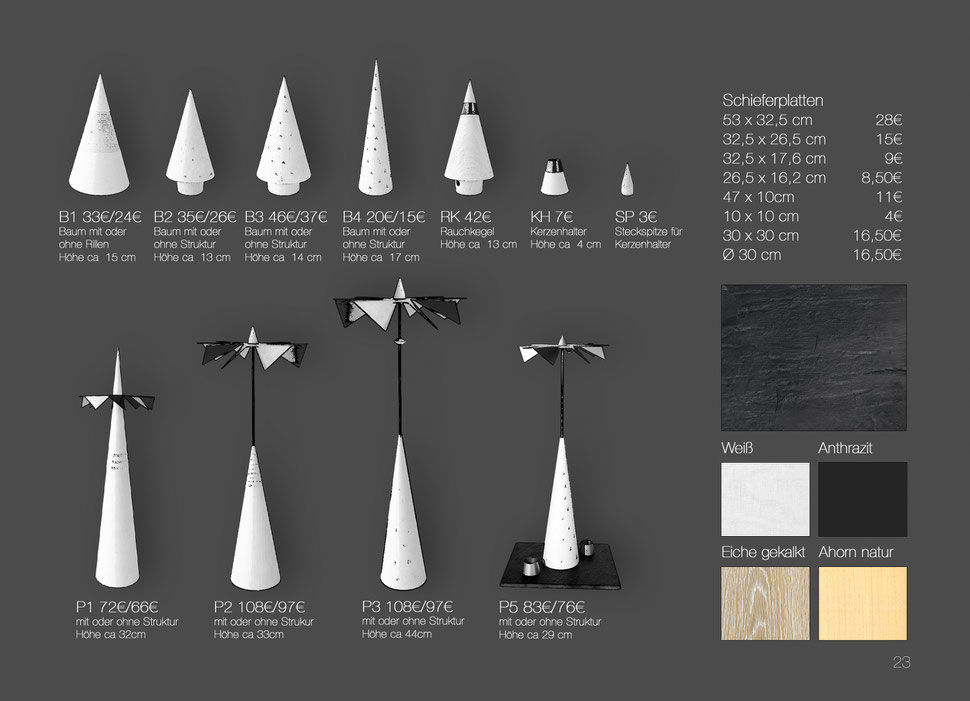 Minimal Art Lichtspiele moderne Pyramide Weihnachtspyramide Kegelpyramide Kegel Licht Spiele zeitgemäß puristisch handwerk moderne Pyramide Räuchermann individuelle Pyramide