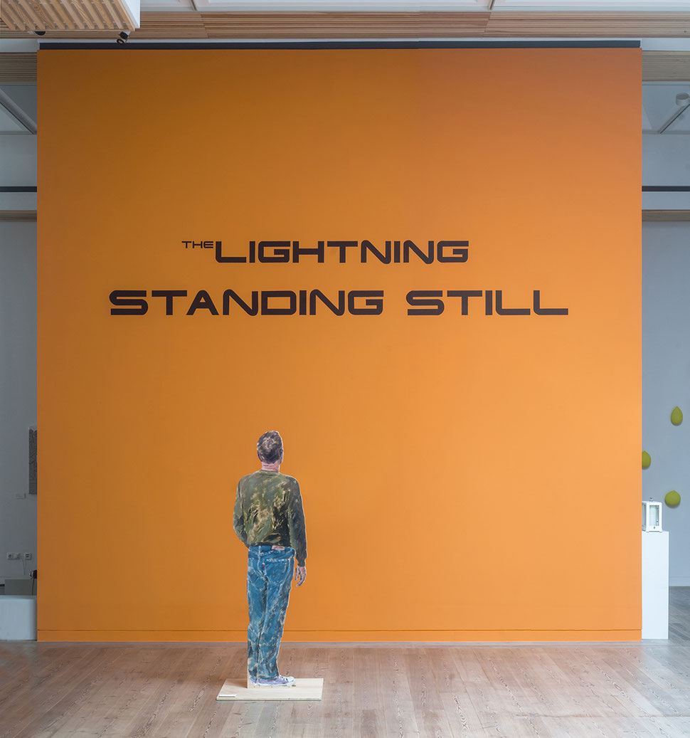 Susanne Koheil, The Lightning Standing Still, Wandarbeit, Gustav-Lübcke-Museum, Hamm