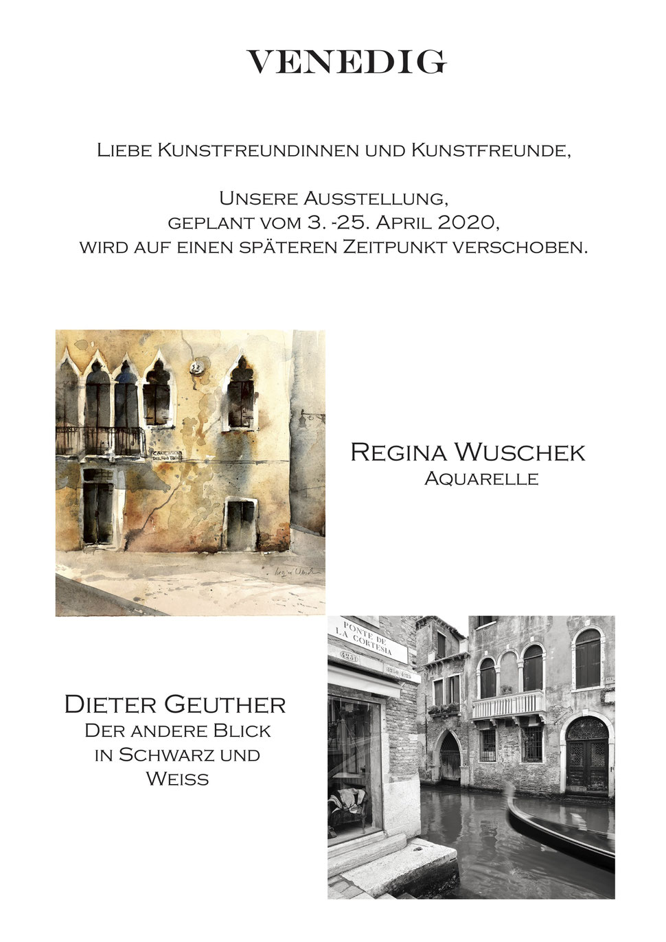 VENEDIG Ausstellung in Murnau