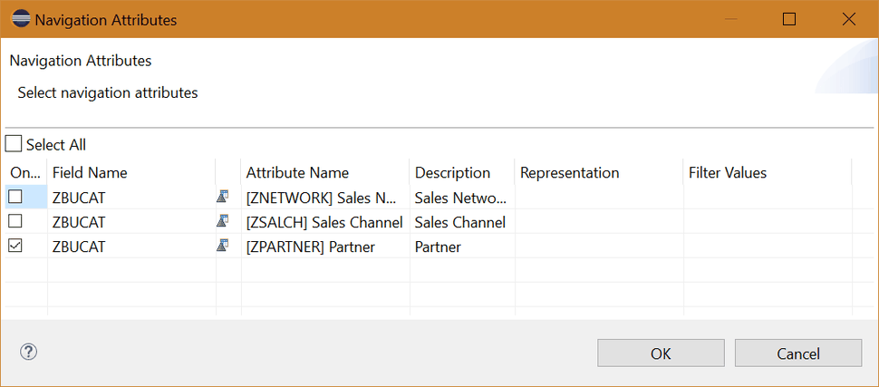 SAP BW/4HANA 2.0 Activate Navigation Attribute on Composite Provider