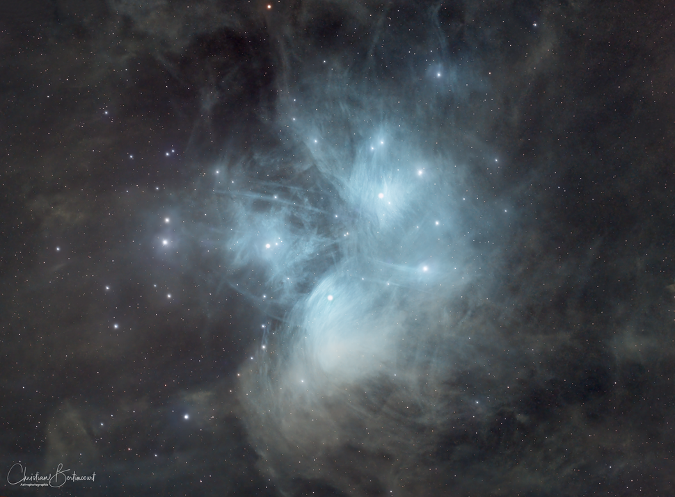 M45, l'amas de pleiades