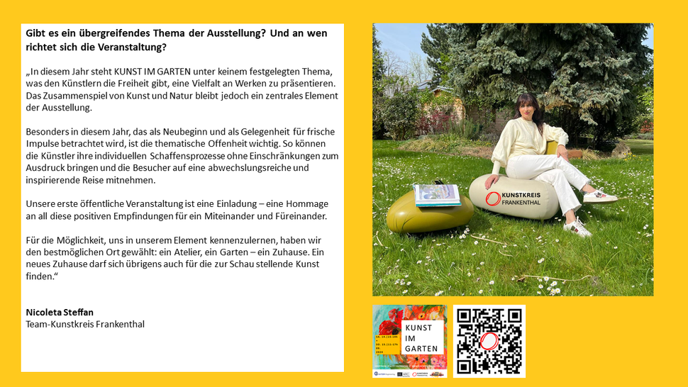 "KUNST IM GARTEN" | Presseinformation 4/4 