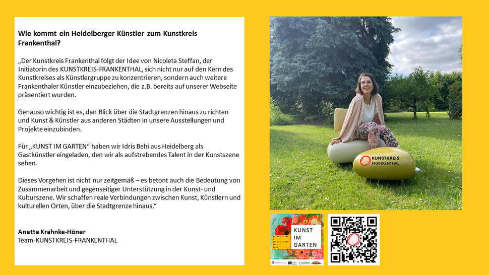 "KUNST IM GARTEN" | Presseinformation 3/4