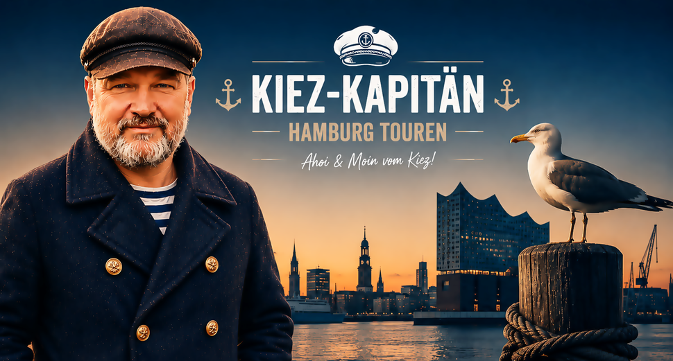 Die Kiez-Kapitän Hamburg Touren mit besten Bewertungen für die Reeperbahn und Beatles Kieztour und die Stadtführung Hamburg.