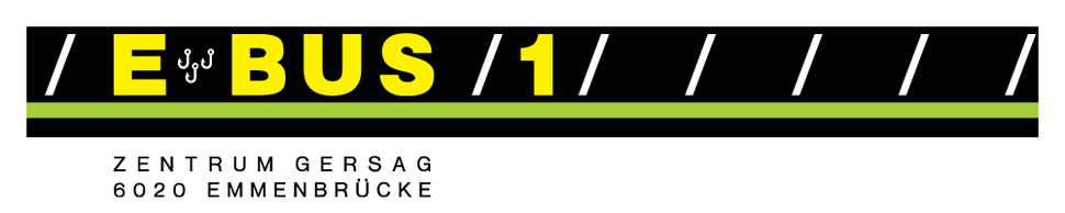 Logo E-BUS Emmer Busbetriebe by Thomas Haefliger
