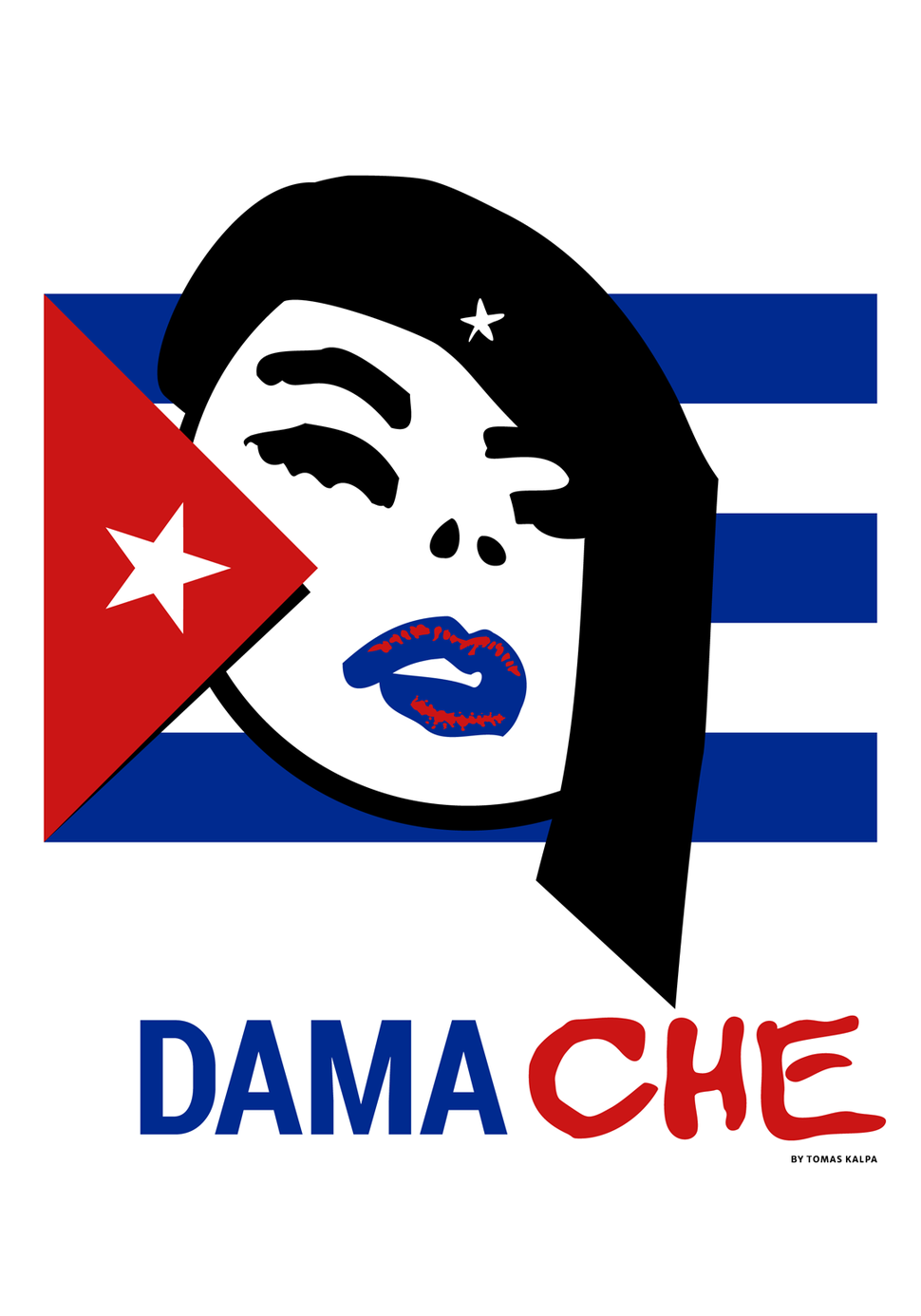 Vector Art DAMA CHE: Copyright by Tomas Kalpa & TRIO-CONCEPT Thomas Haefliger