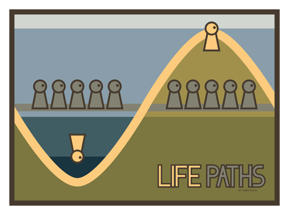 Vector Art LIFE PATHS: Copyright by Tomas Kalpa & TRIO-CONCEPT Thomas Haefliger