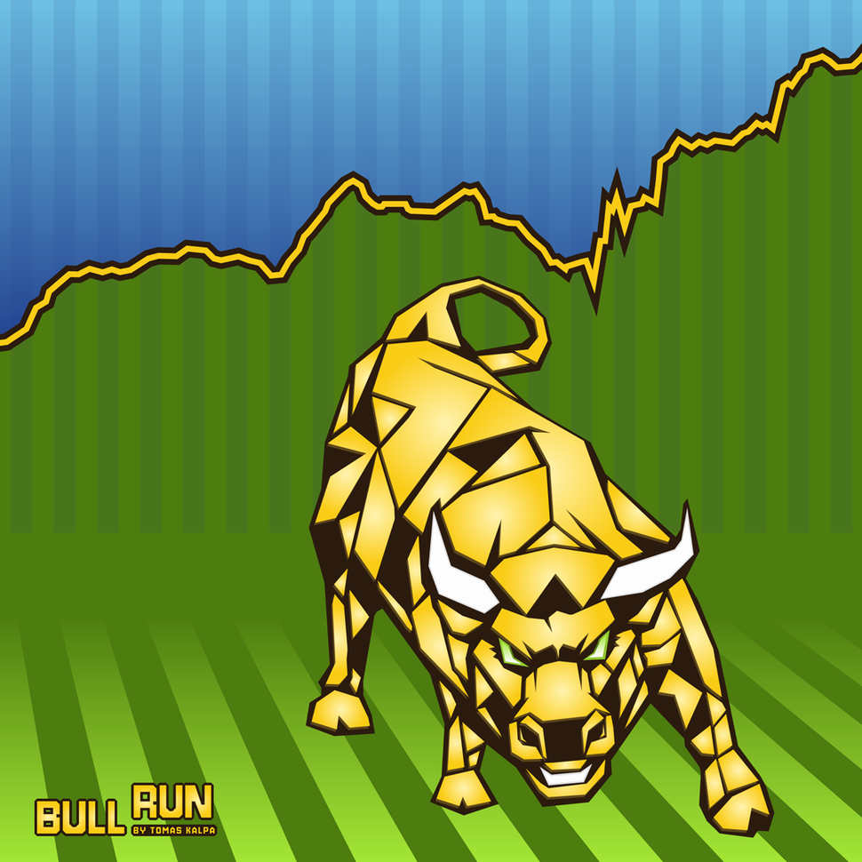 Vector Art BULL RUN: Copyright by Tomas Kalpa & TRIO-CONCEPT Thomas Haefliger
