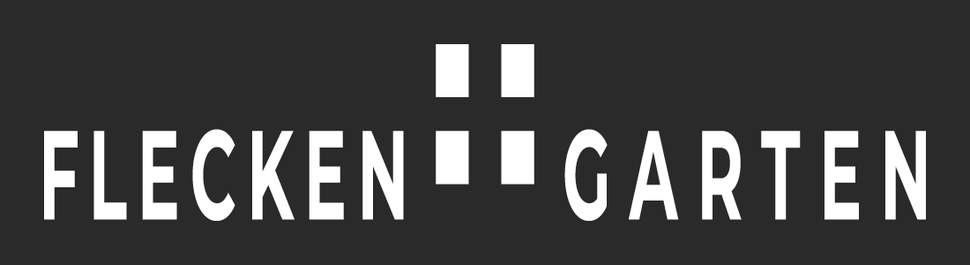 Logo FLECKENGARTEN Rothenburg NEG by TRIO-CONCEPT Thomas Haefliger