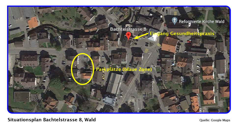Situationsplan Bachtelstrasse 8