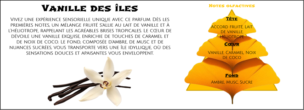 DaoZen - Découvrez le parfum pour bougies, fondants ou diffuseurs " Vanille des îles "