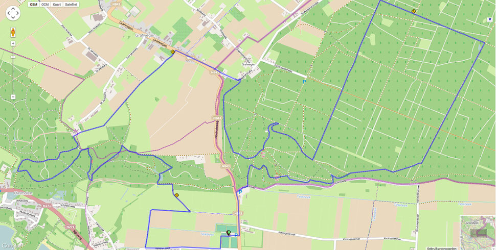 Ketelwald Trail parcours 16 km