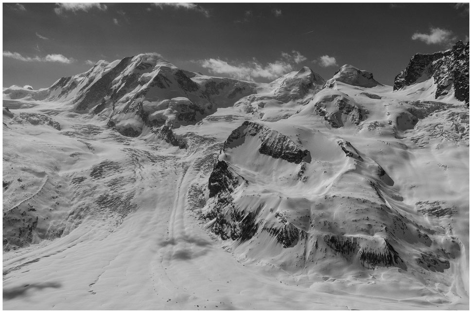 Lieskam (4527), Castor (4228), Pollux (4092), Breithorn (4164)