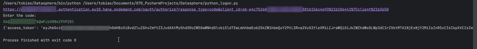 Obtain an OAuth access token for later use