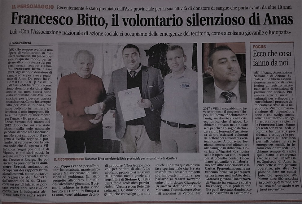 Articolo del 6/1/2018