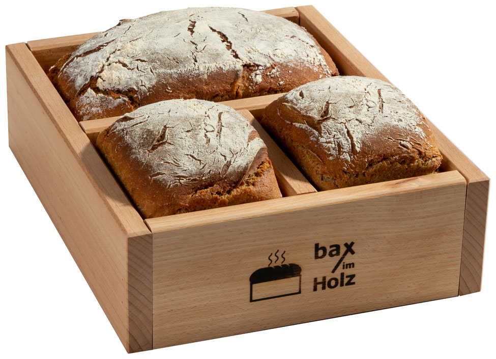 Backrahmen aus Holz zum Brot backen