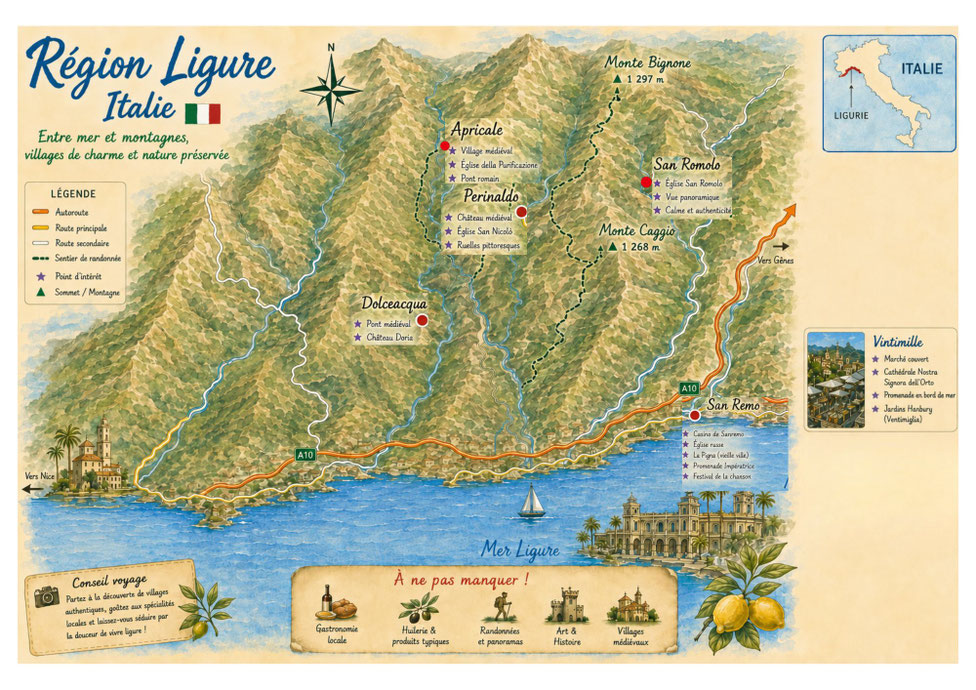 carte ligurie