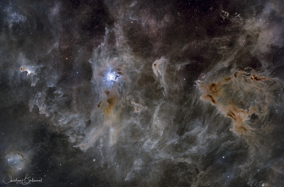 NGC7023, nébuleuse de l'Iris