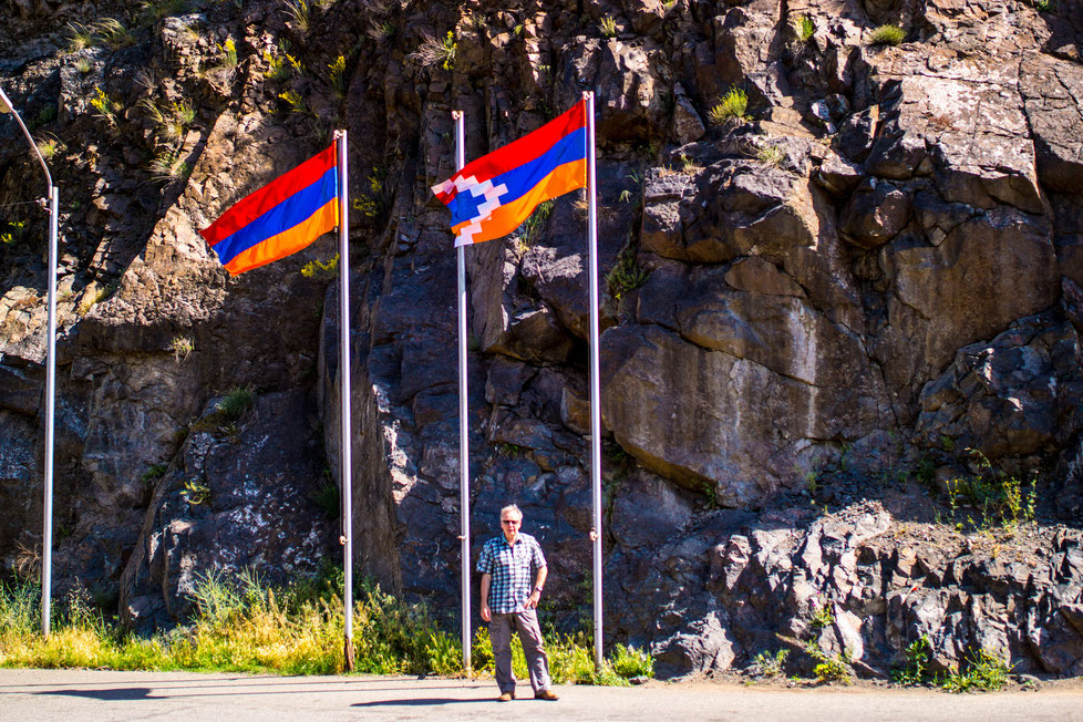 The border Armenia-Nagorno Karabakh